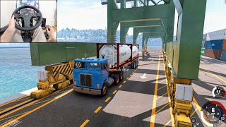 Loading tank containers - BeamNG 0.31 Gameplay