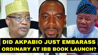 Watch Moment Politicians Denied Ordinary President Access To IBB BOOK Launch