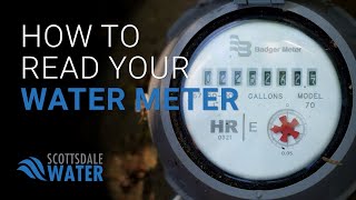 How To Read Your Water Meter | Scottsdale Water