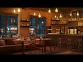 Cozy Coffee Shop with Smooth Piano Jazz Music and Rain Sounds for Relaxing, Studying and Working