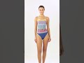 sporti granny sweater gingerbread mermaid thin strap one piece swimsuit swimoutlet.com