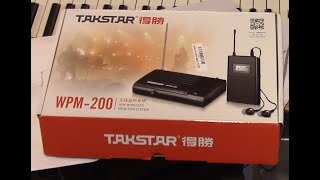 New Toy: Takstar WPM-200 UHF In-Ear Monitor System