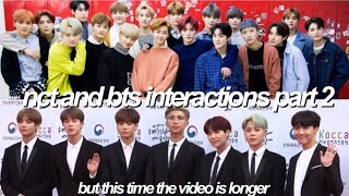 bts and nct interactions part 2