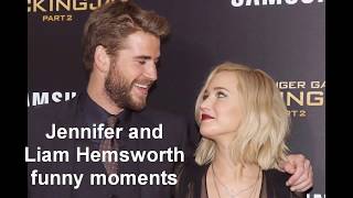 Jennifer Lawrence funniest moments with Liam Hemsworth