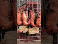 delicious grilled lobster🦞😋🤤 បង្កងអាំងឆ្ងាញ់ៗ🦞🤤😋😋 shortvideo shortsyoutube shorts food