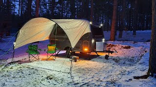 Niewiadów N126 ZIMA / Caravaning Winter time / Karawaning Zimą / Remont Niewiadow / N126 / Bushcraft