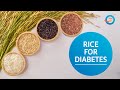 Rice for diabetes