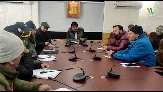 CEC Kargil conduct meeting for snow clearance, restoration of essential services