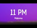 11 PM - Maluma {Lyrics Video}