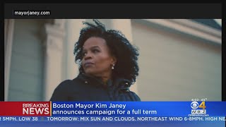 Acting Boston Mayor Kim Janey Announces Campaign For Full Term