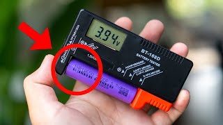 Máy kiểm tra pin kỹ thuật số 18650 có LCD