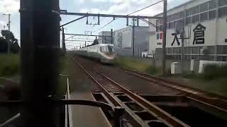 ２０１９０８１２ＪＲ四国８０００系特急しおかぜ１６号讃岐塩屋駅通過