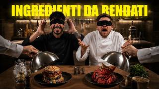 PESCHIAMO GLI INGREDIENTI DA CUCINARE DA BENDATI ESTREMO - QUESTA VOLTA DADDA HA SBAGLIATO TUTTO!