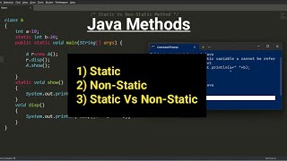 Static Vs Non-Static Method in java hindi | java language