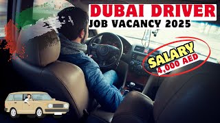 UAE Driver Job Vacancy 2025 || Dubai Driver Job Vacancy 2025