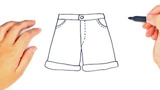 How to draw a Shorts Step by Step | Shorts Drawing Lesson