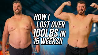 How I Lost Over 100lbs in 15 Weeks | My Final Weight Loss Results!!