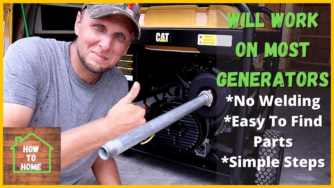 How To Make A Generator Exhaust Extension Kit - YouTube