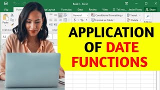 Application of Excel's date function