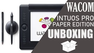 Wacom Intuos Pro Paper Edition (PTH660P) Pen Tablet "Unboxing | Practice Video | ASMR Attempt"