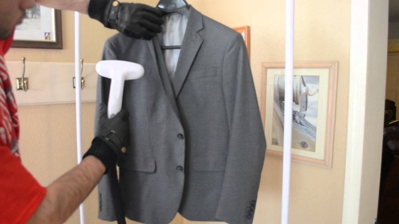 How To Steam A Suit Youtube