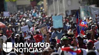 Haitianos marchan en Puerto Príncipe: "Lucharemos por conseguir disculpas de Trump"