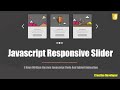 How To make Responsive Multiple Image Slider Javascript || Javascript || Carousel || Js || Js Slider
