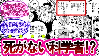 【最新1134話】20年前にエルバフを訪れたベガパンクが本体の\