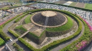 【ドローン 4K空撮】北葛城郡の古墳群（ナガレ山古墳、新木山古墳、三吉石塚古墳）