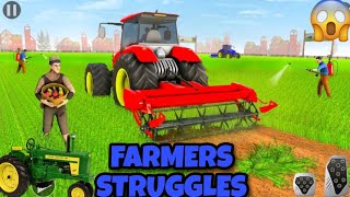 Real Tractor 🚜 Simulator Farmers Struggle Planting Rice || Android Game