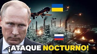 Ataque Nocturno: ¡Ataque con drones a una refinería de petróleo rusa desde Ucrania!