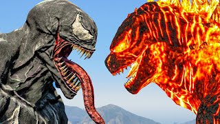 MonsterVerse | Venom Vs Godzilla Fire - What If
