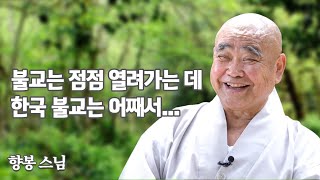 향봉스님, “불교는 점점 열려가는데 한국불교는 어째서...”  '산골 노승의 화려한 점심'펴낸 노스님의 일갈!