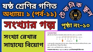 সংখ্যা রেখায় বিয়োগ | সংখ্যার গল্প (পর্ব-১১) | Class 6 Math Chapter 1 | Sonkhar Golpo | সংখ্যার গল্প