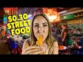 $5 Night Market STREET FOOD Challenge In Bangkok 🇹🇭