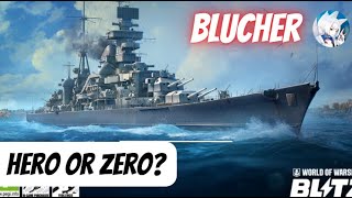 Blucher, T8 premium german cruiser and january blitz pass ship in world of warships wows blitz