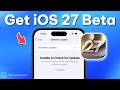 How to Fix Unable to Check For Update on iPhone iOS 27 Beta | 2026 Upgrade Error Fix