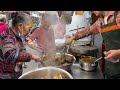 hidden gems inside a local market in wuhan china shrimp dry noodles braised beef feast fried fish