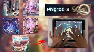 【Phigros x Lanota】New Collaboration Update - First Try + Bonus Lanota gameplay