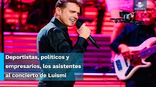 ¿Qué famosos asistieron al concierto privado de Luis Miguel?