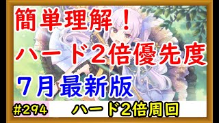 【プリコネ】ハード2倍周回優先度！7月最新版【プリンセスコネクト！】