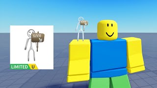 ROBLOX：拿着菜鸟标志的比例限量免费领取分享