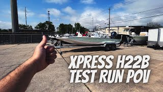 Xpress H22B POV Test Run! Top speed run and hull shot!