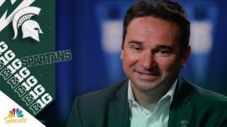 Jonathan Smith outlines his vision for Michigan State football | NBC Sports