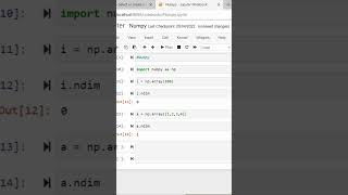 Ndim Command in Numpy