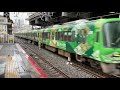 【お茶の京都ラッピング】jr西日本 221系 nc604編成 普通jr難波行 天王寺駅 入線