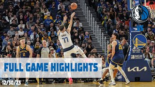 Luka Doncic (39 points) Highlights vs. Golden State Warriors | 12/30/23