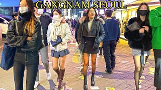 [4K 겨울이 찾아온 강남 클럽 거리 🥶🥶🥶]- 이제 겨울이 왔네요 😬😬😬하지만 강남은 멈추지 않습니다 😎😎😎GANGNAM/SEOUL/KOREA/JUST WALK