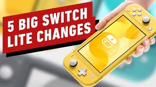 5 Nintendo Switch Lite Changes You Need to Know About