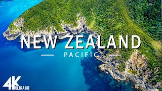 FLYING OVER NEW ZEALAND (4K UHD) - Relaxing Music Along With Beautiful Nature Videos - 4K Video